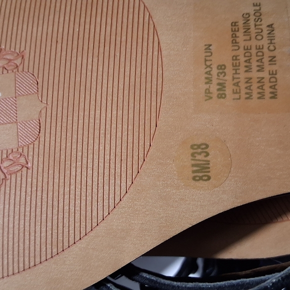 Vince Camuto Black Braided Sandals with Metallic Accents - Picture 6 of 7